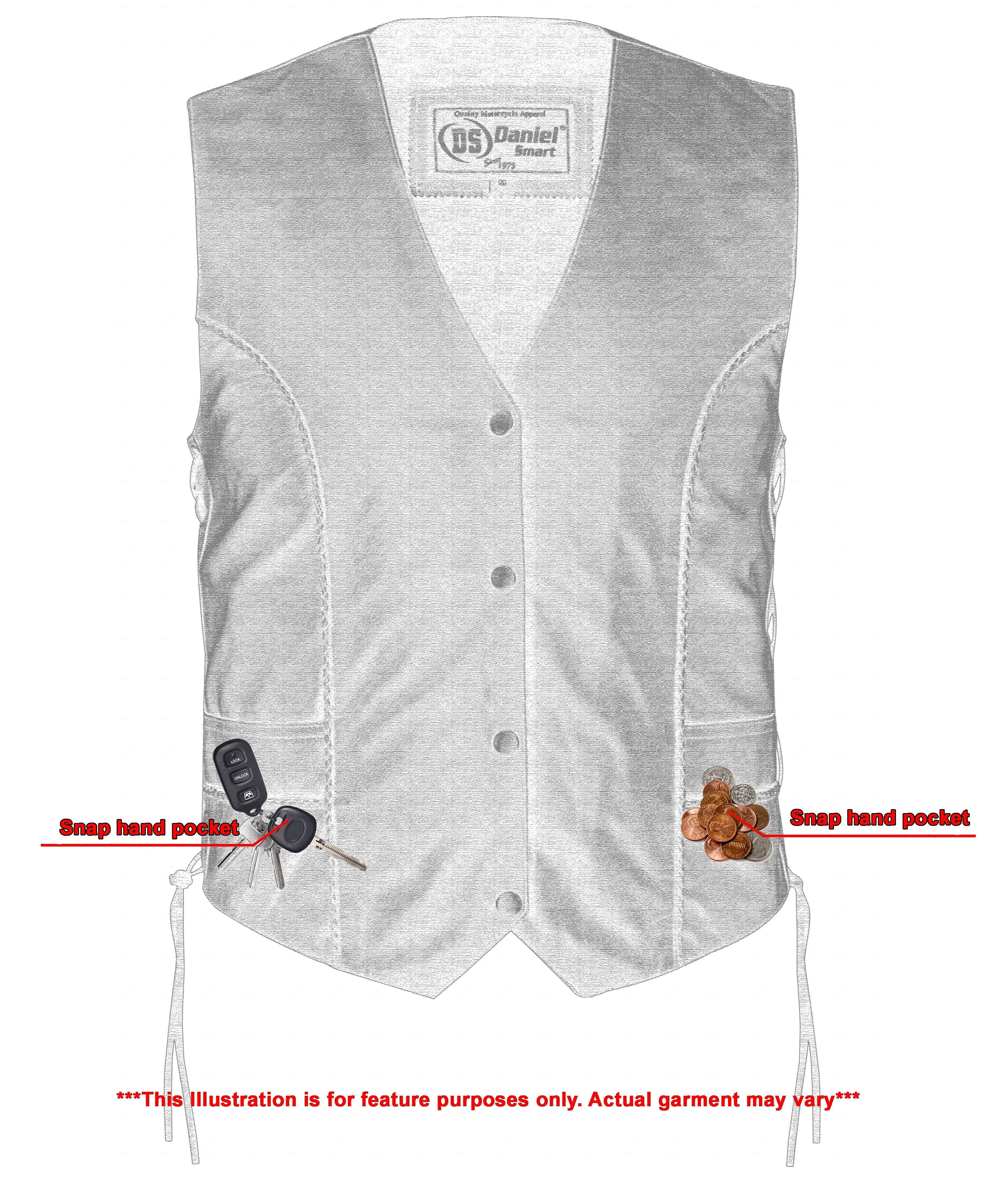DS Women's Ultra-Thin  Braided Vest