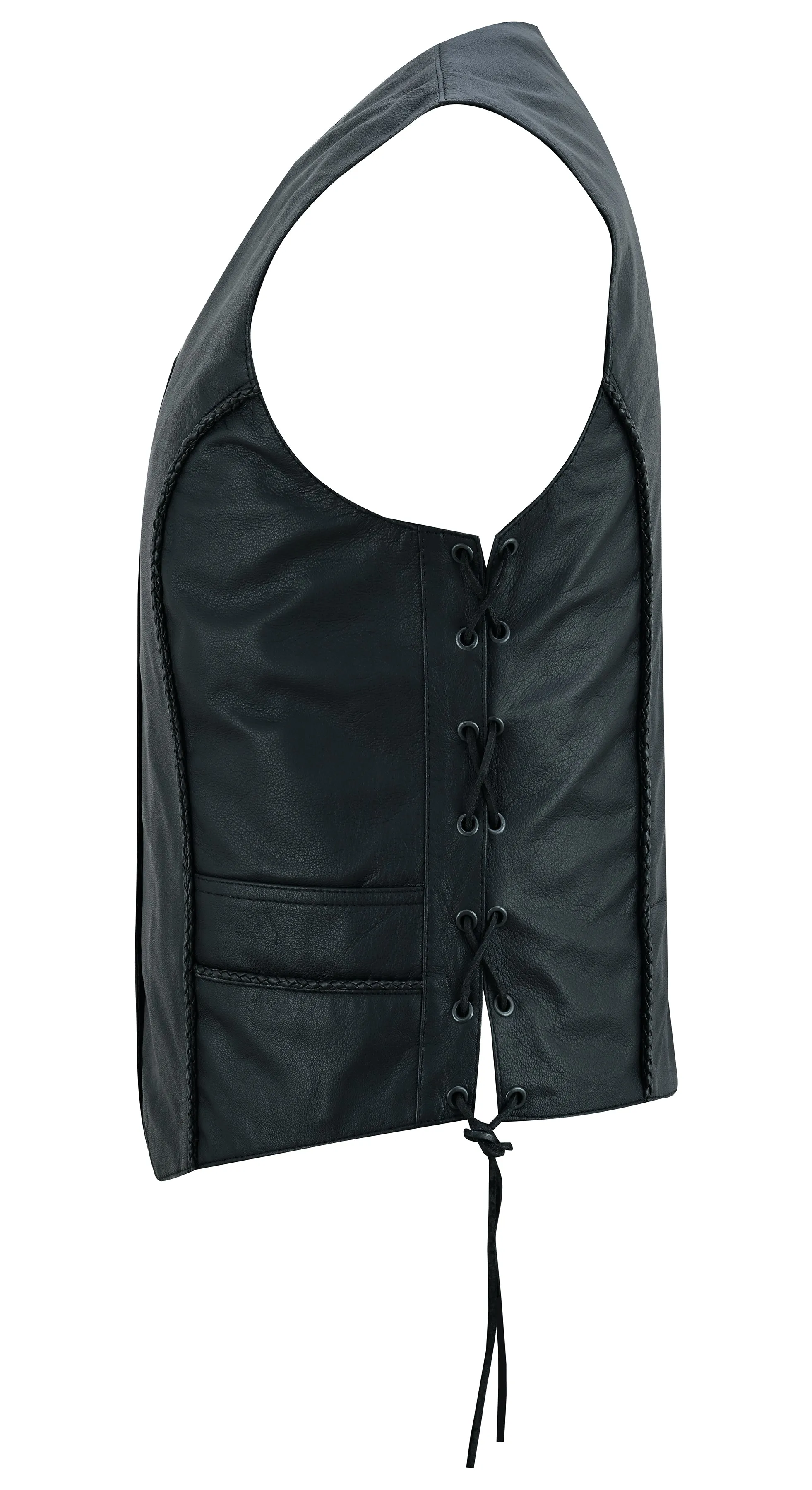 DS Women's Ultra-Thin  Braided Vest