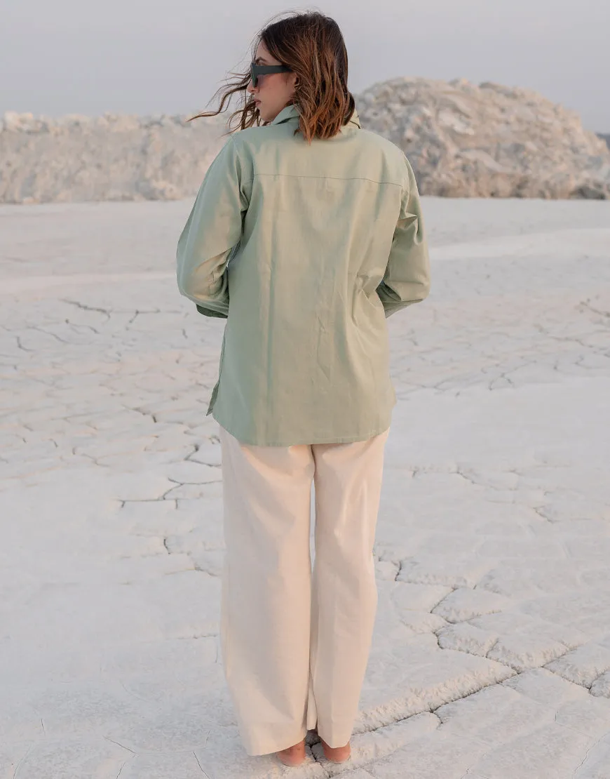 Earthy Green Shirt