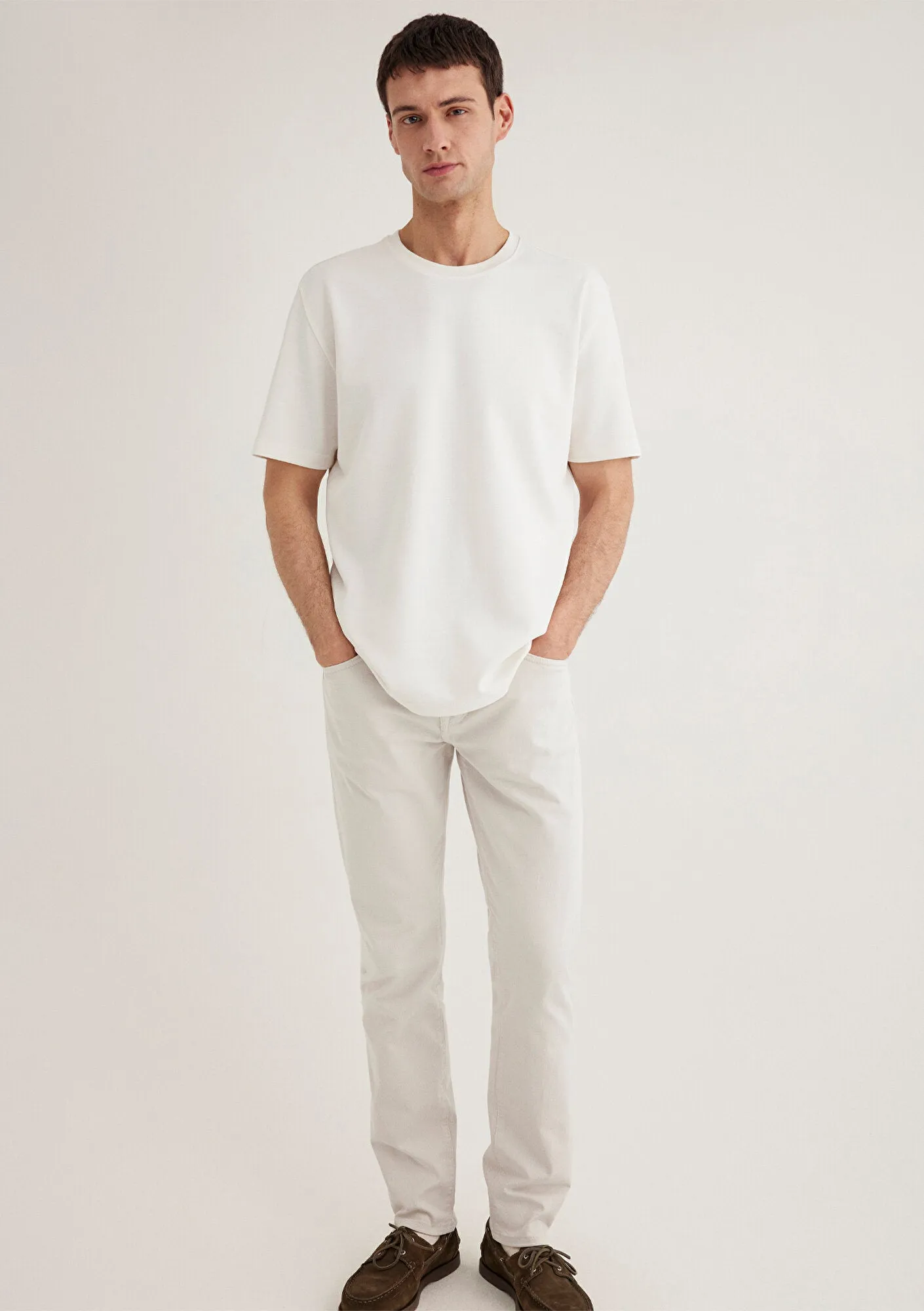 Ecru Basic T-Shirt