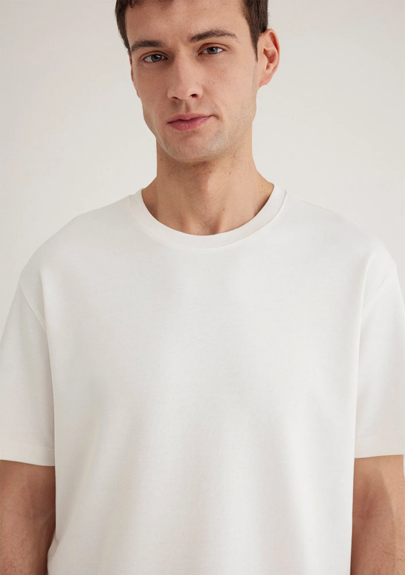 Ecru Basic T-Shirt