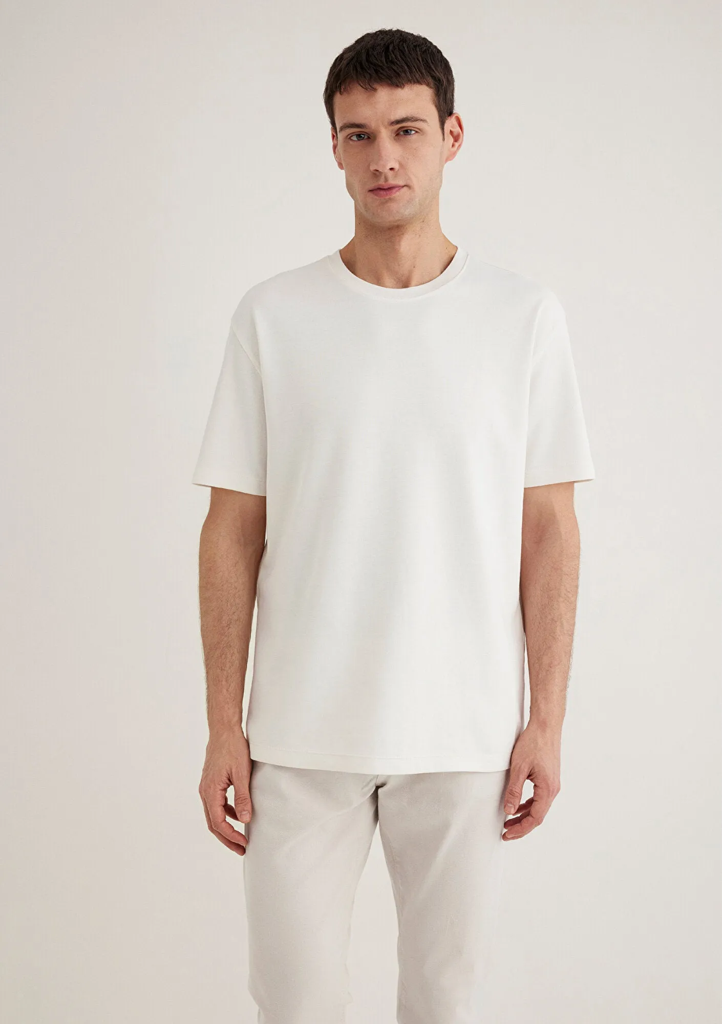 Ecru Basic T-Shirt