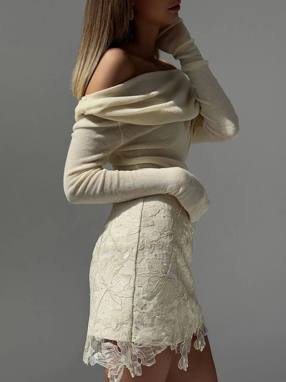 Elegant Off-Shoulder Blouse