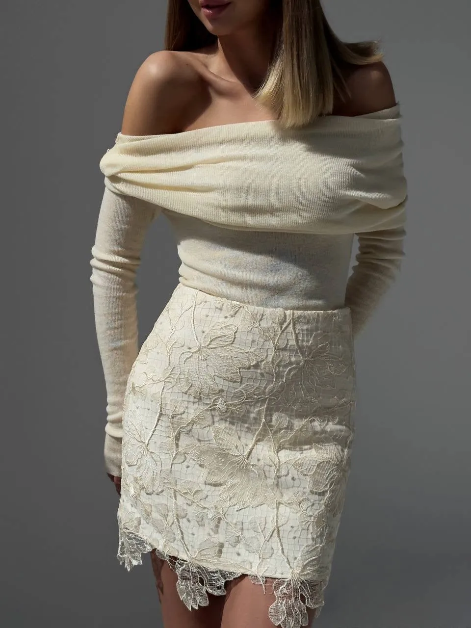 Elegant Off-Shoulder Blouse