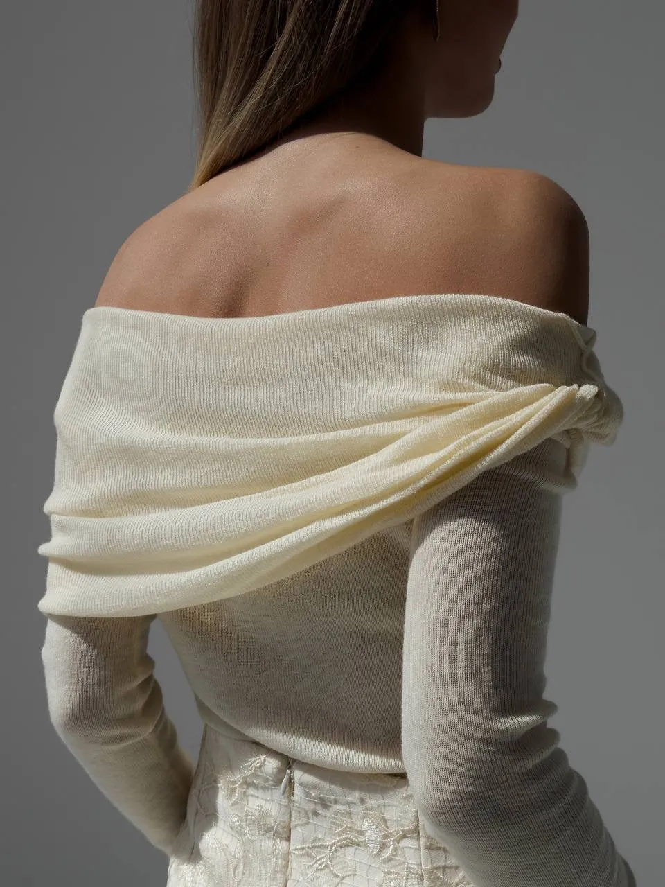 Elegant Off-Shoulder Blouse