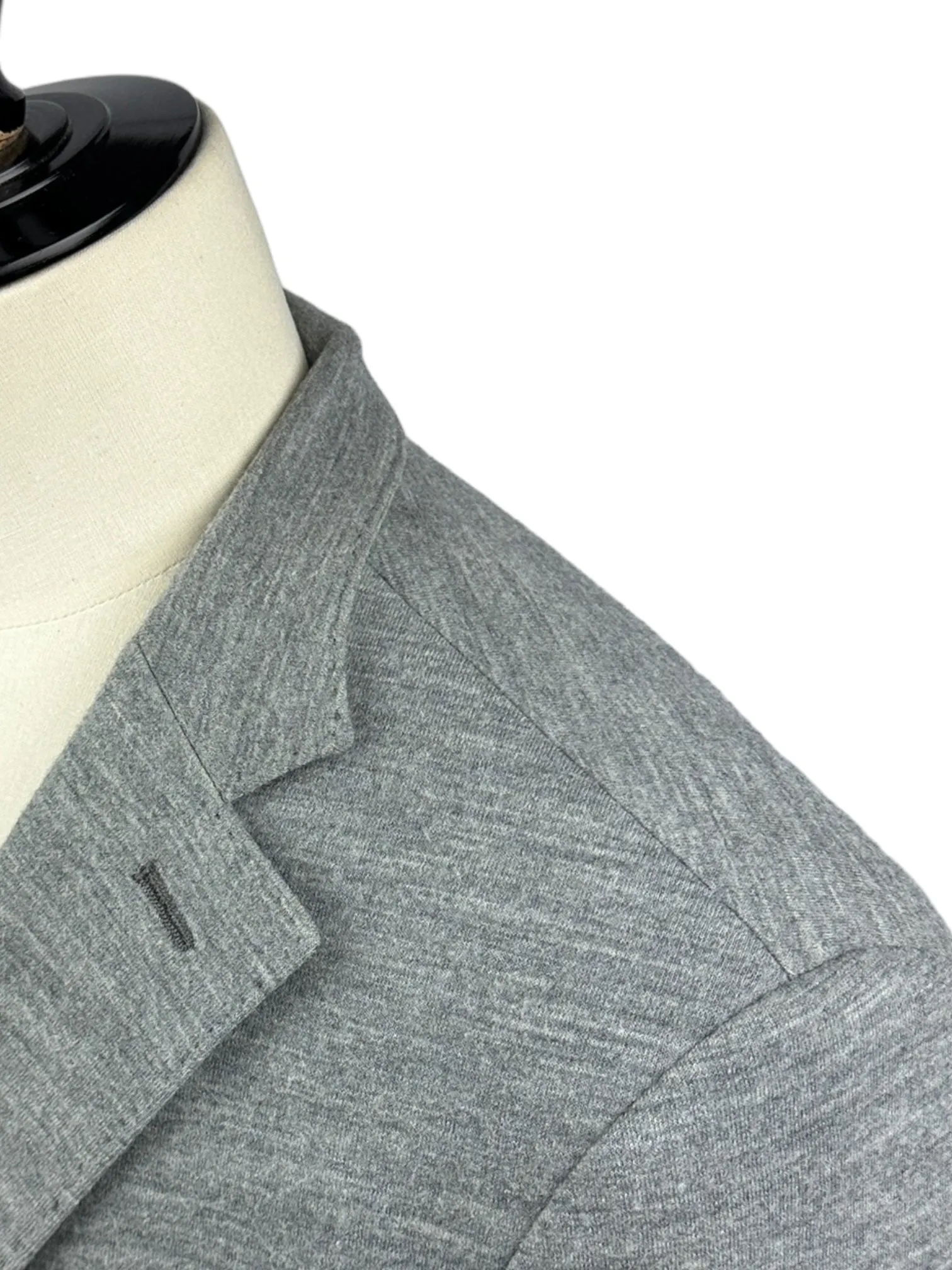 Eleventy Light Grey Jersey Knitted Jacket