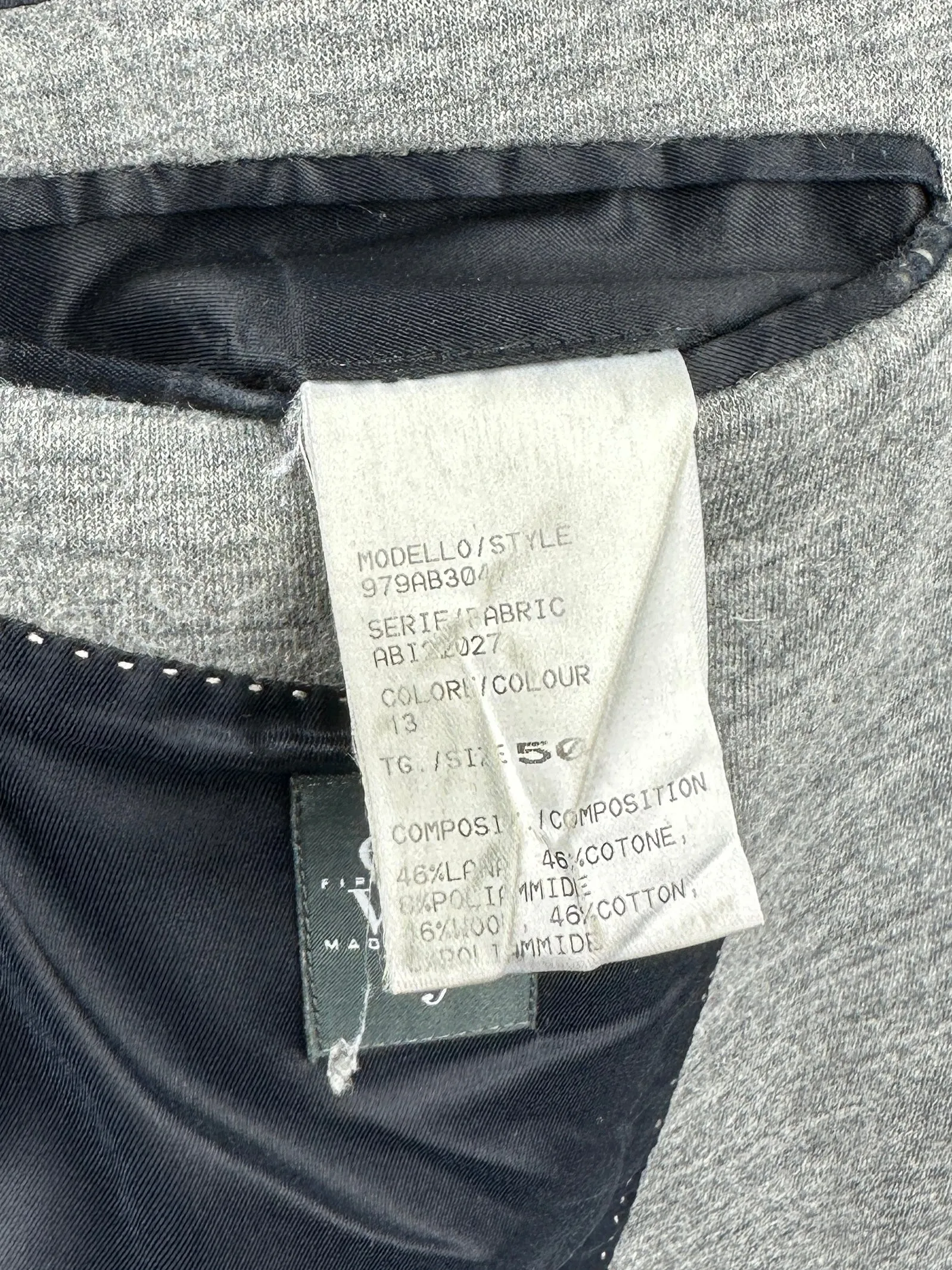 Eleventy Light Grey Jersey Knitted Jacket