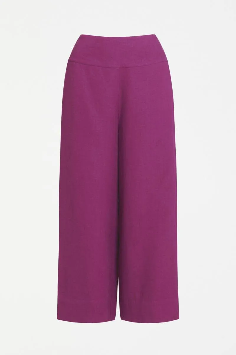 Elk the Label Olsson Linen Pant in Mulberry