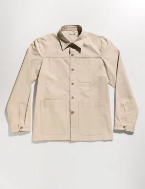 FINAL SALE: BKT15 Shirt Jacket in Crisp Cotton - Sand