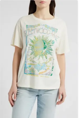 Fleetwood Boyfriend Tee | Stone Vintage