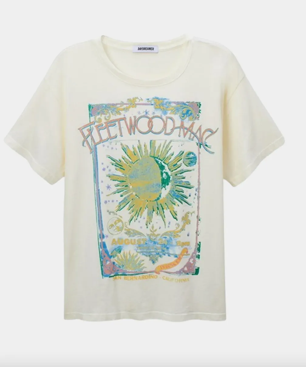 Fleetwood Boyfriend Tee | Stone Vintage