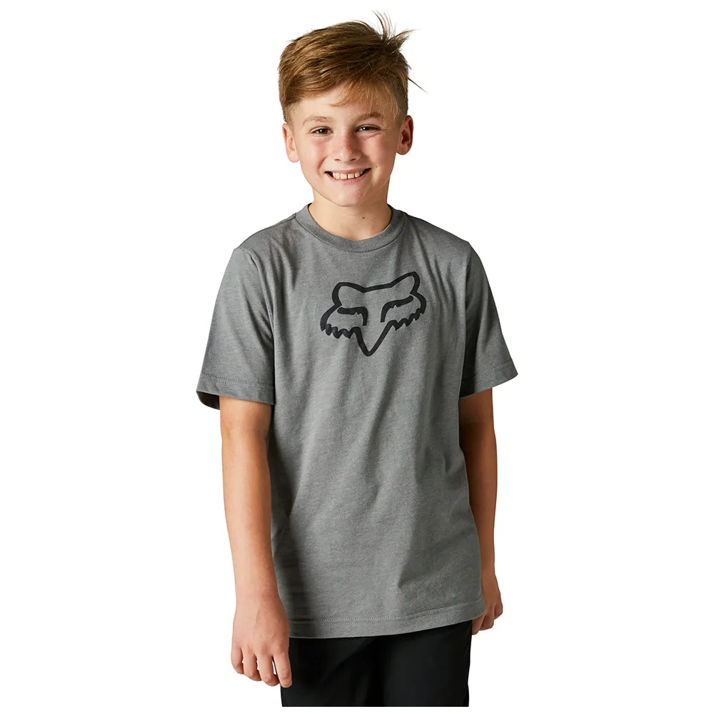 Fox Youth Legacy Ss Tee - Heather Graphite