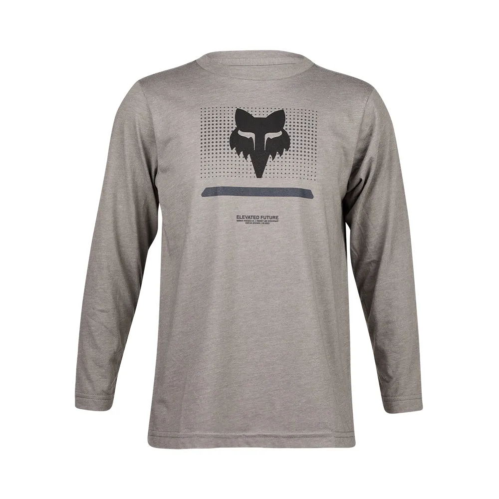 FOX YOUTH OPTICAL LS TEE [HEATHER GRAPHITE]