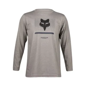 FOX YOUTH OPTICAL LS TEE [HEATHER GRAPHITE]