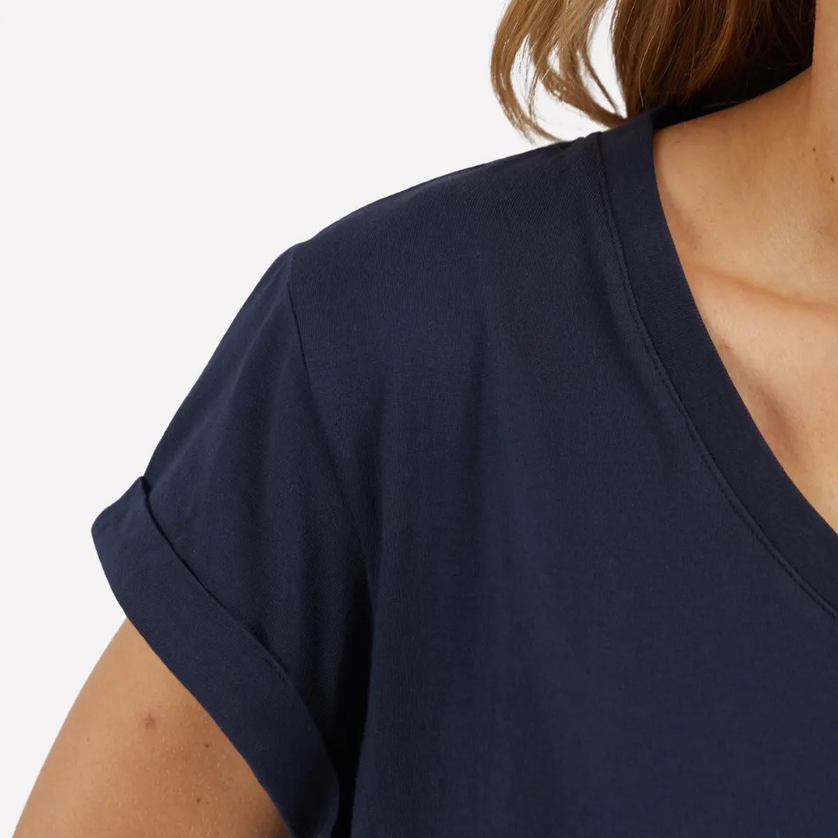 Foxwood Manly V Tee (Navy)