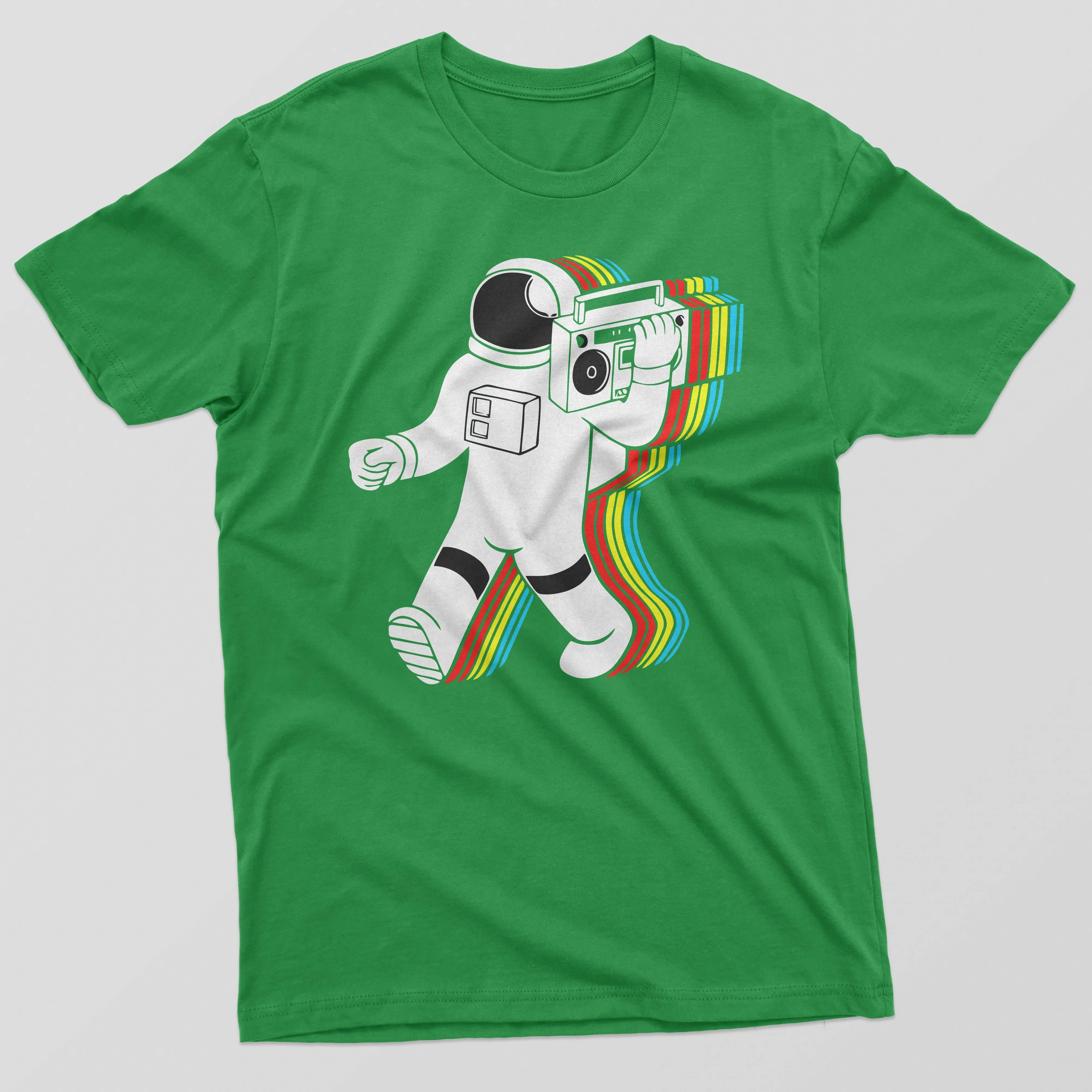 Funky Spaceman Mens T-Shirt