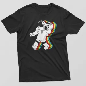 Funky Spaceman Mens T-Shirt