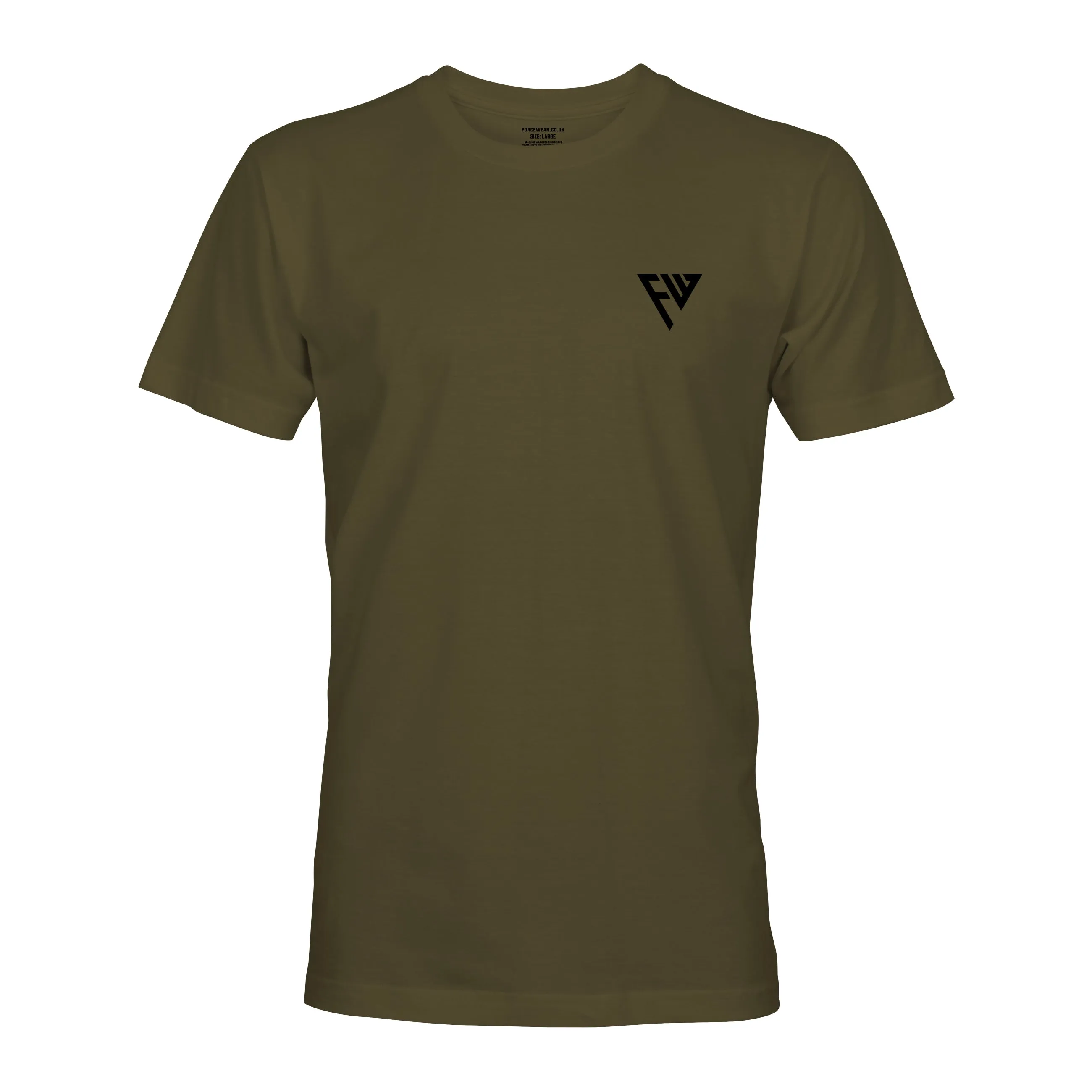 FW BASIC ON OLIVE GREEN