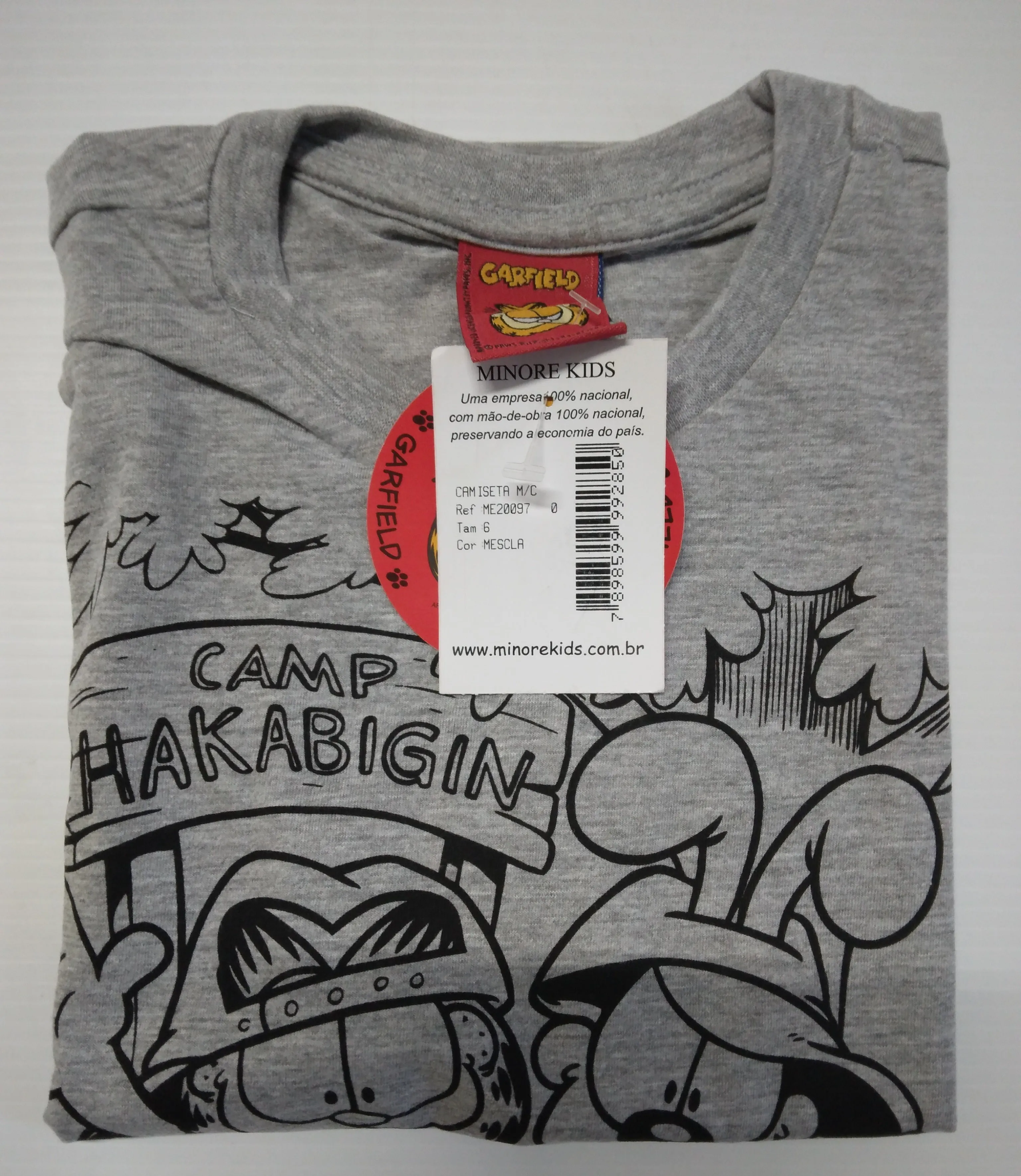 Garfield Camp Hakabigin Shirt Minore Kids