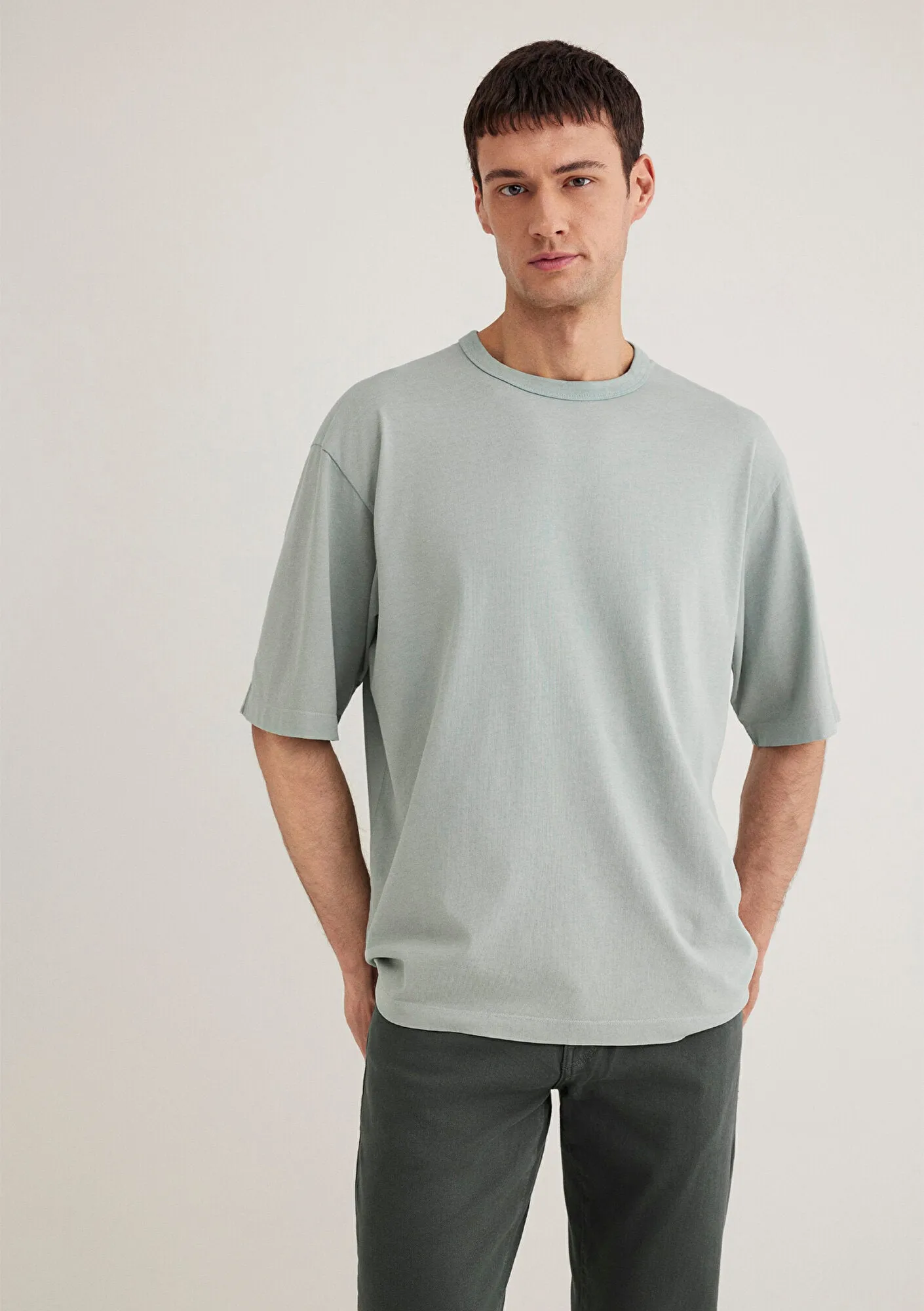 Gray Basic T-Shirt