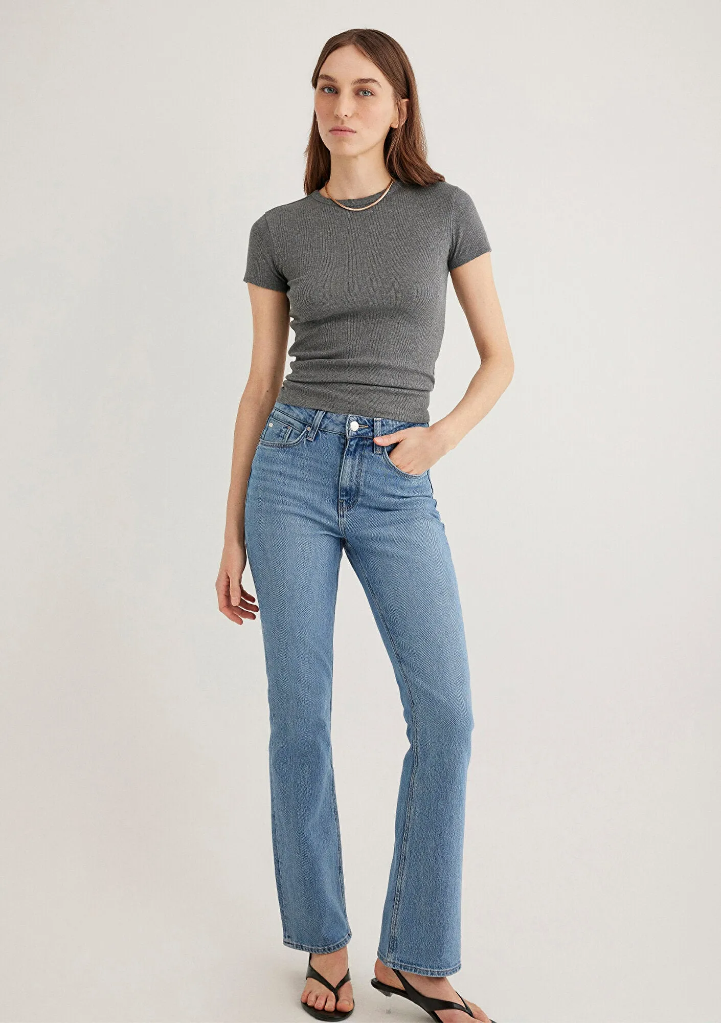 Grey Basic T-Shirt