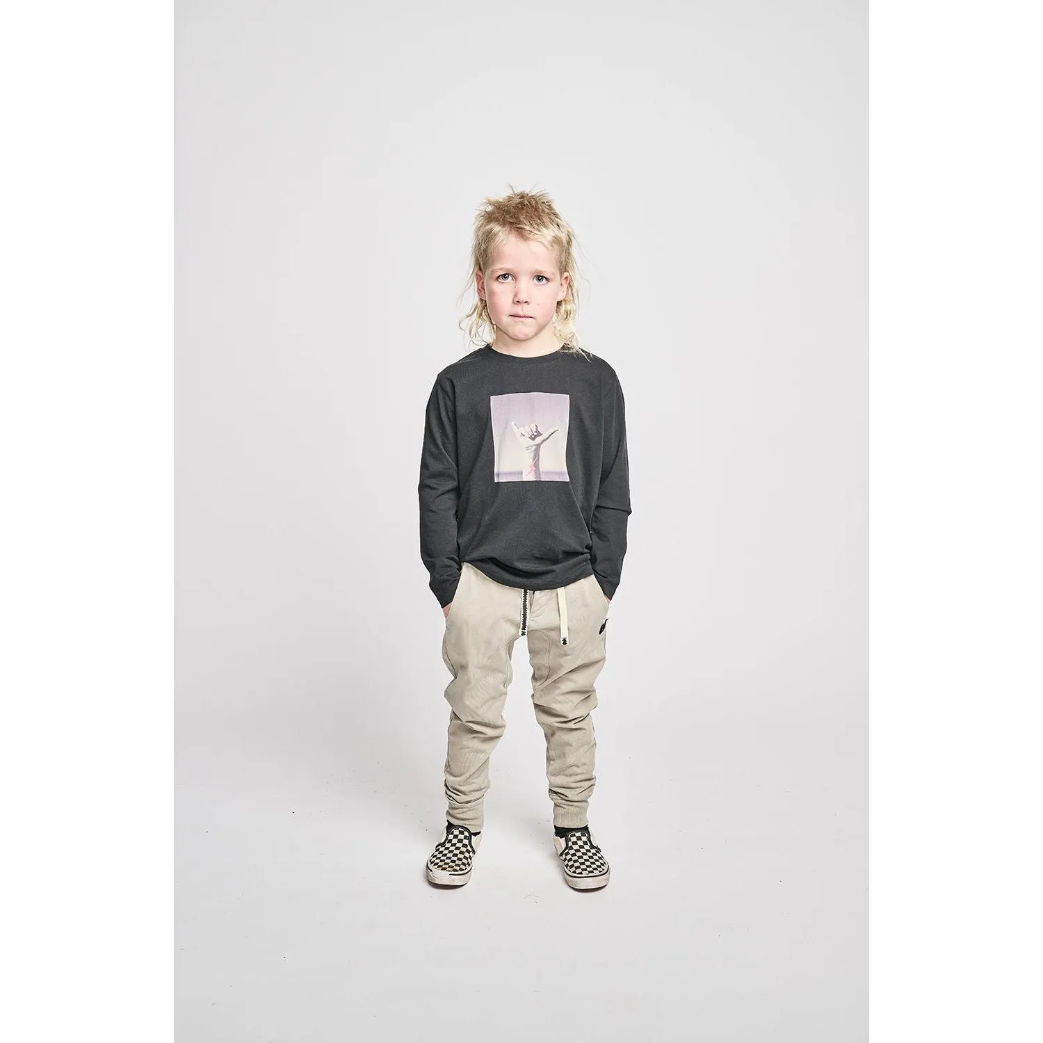 Hang Loose Ls Tee - Black