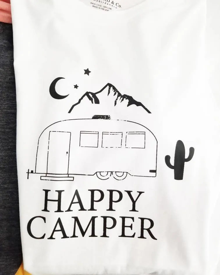 Happy Camper - Boyfriend Tee