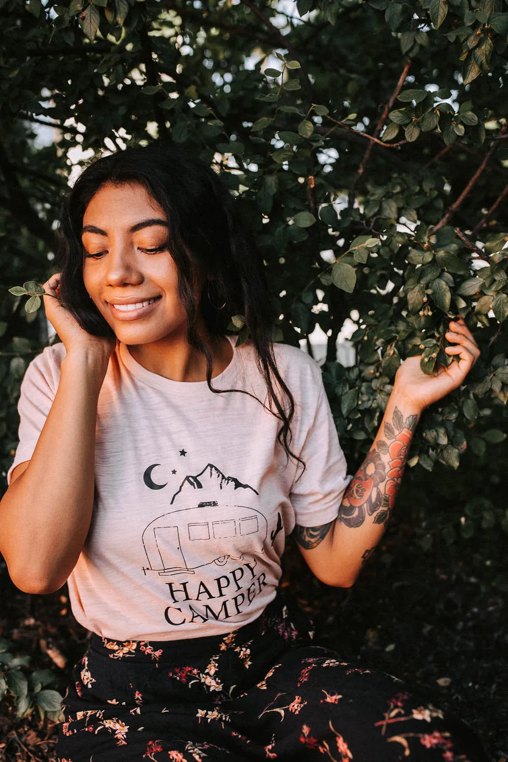 Happy Camper - Boyfriend Tee