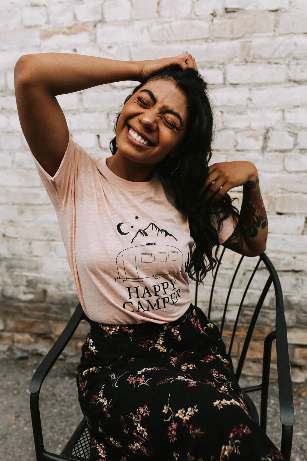 Happy Camper - Boyfriend Tee