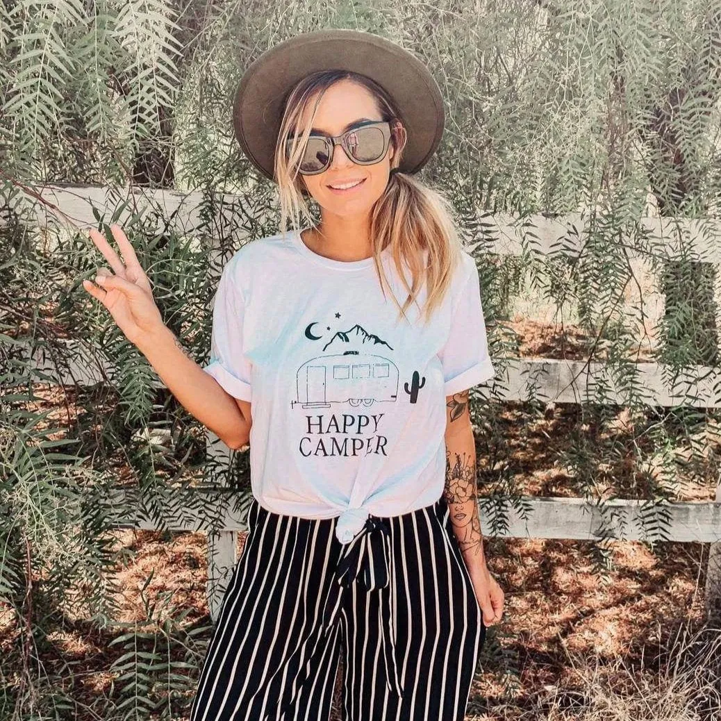 Happy Camper - Boyfriend Tee