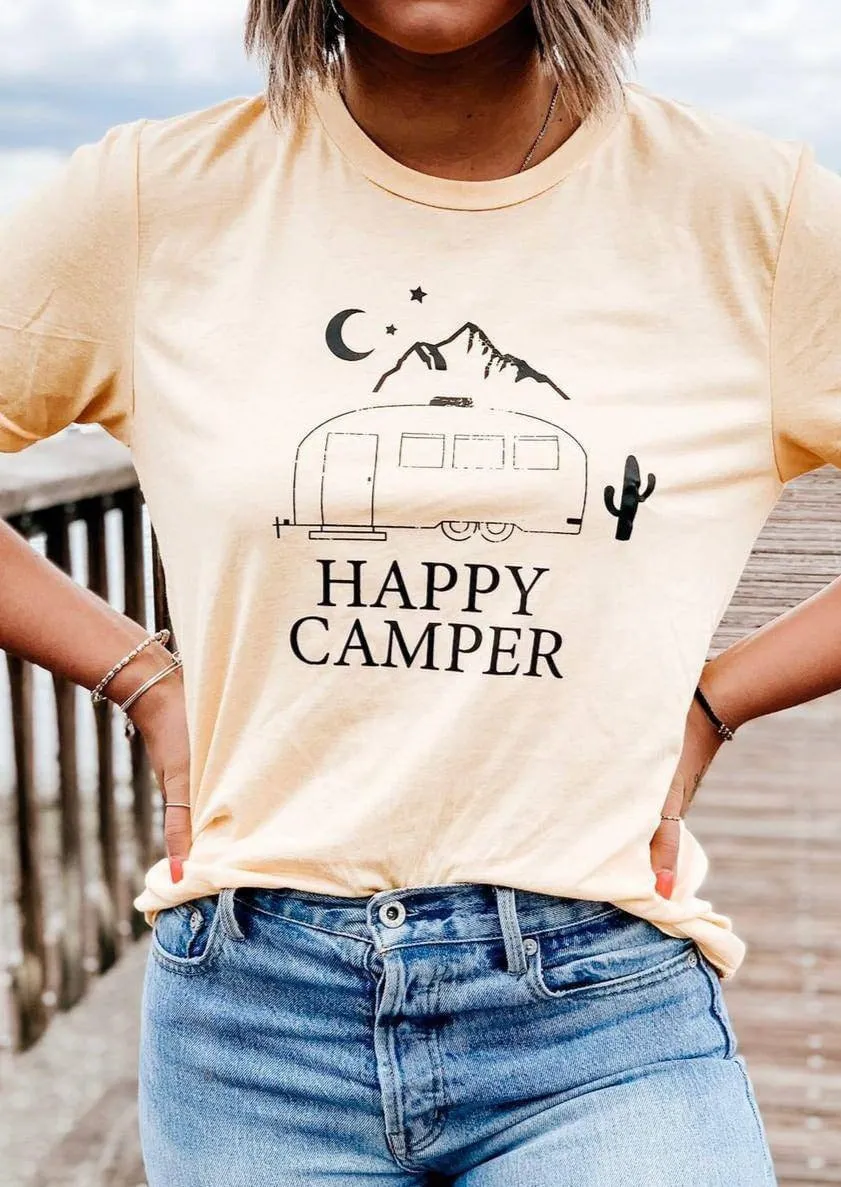 Happy Camper - Boyfriend Tee