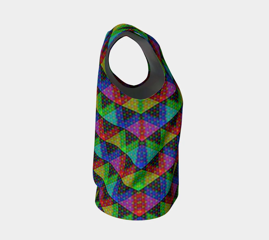 Harlequin Triangles Loose Tee