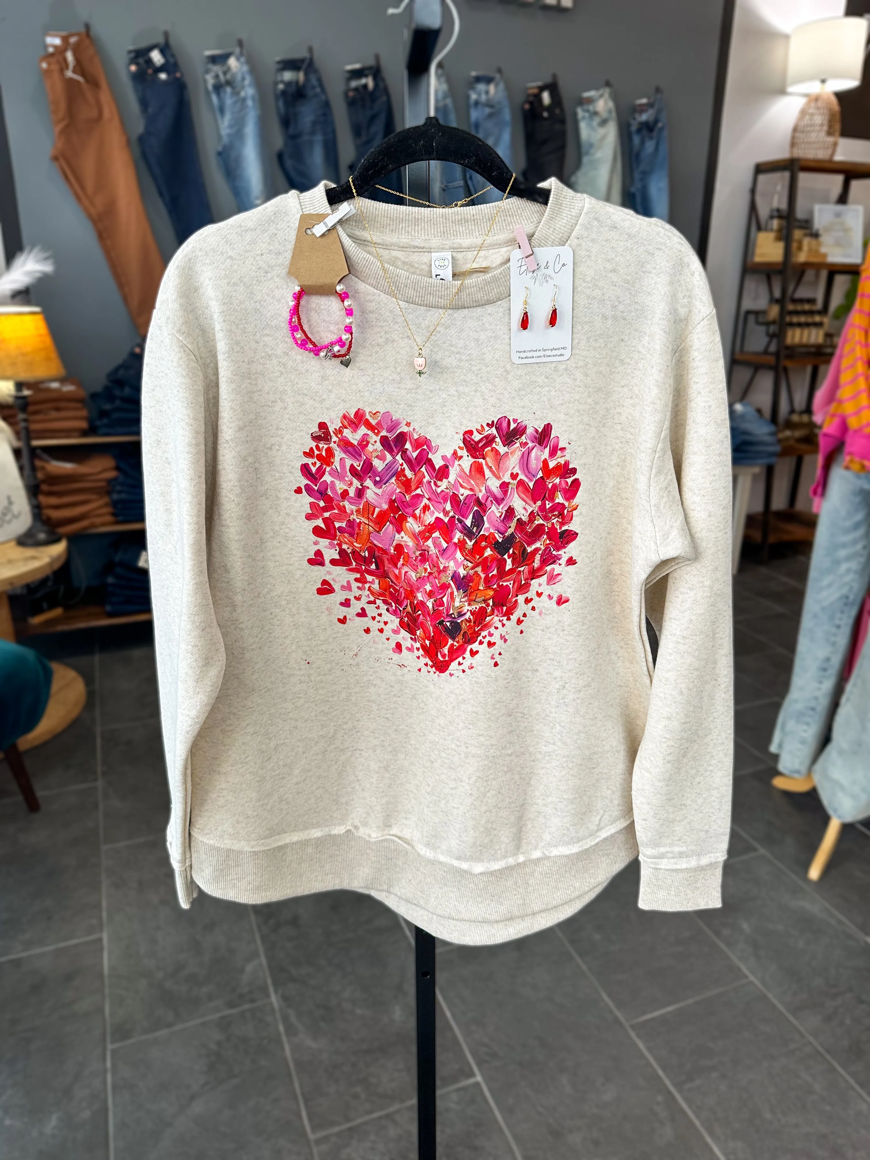 Heart on Hearts Sweatshirt