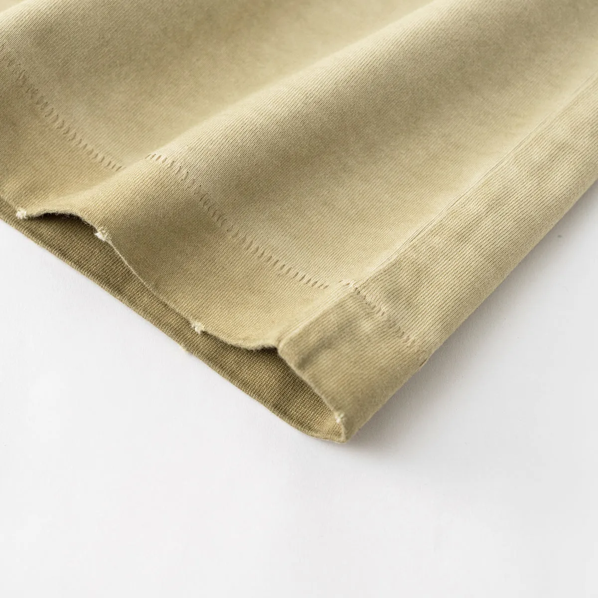Heavyweight Wash Distressed Baggy Tee 275gsm