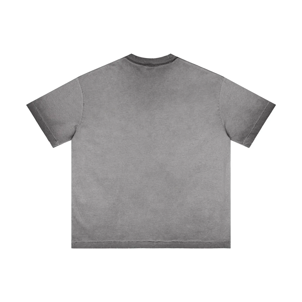 Heavyweight Wash Distressed Baggy Tee 275gsm