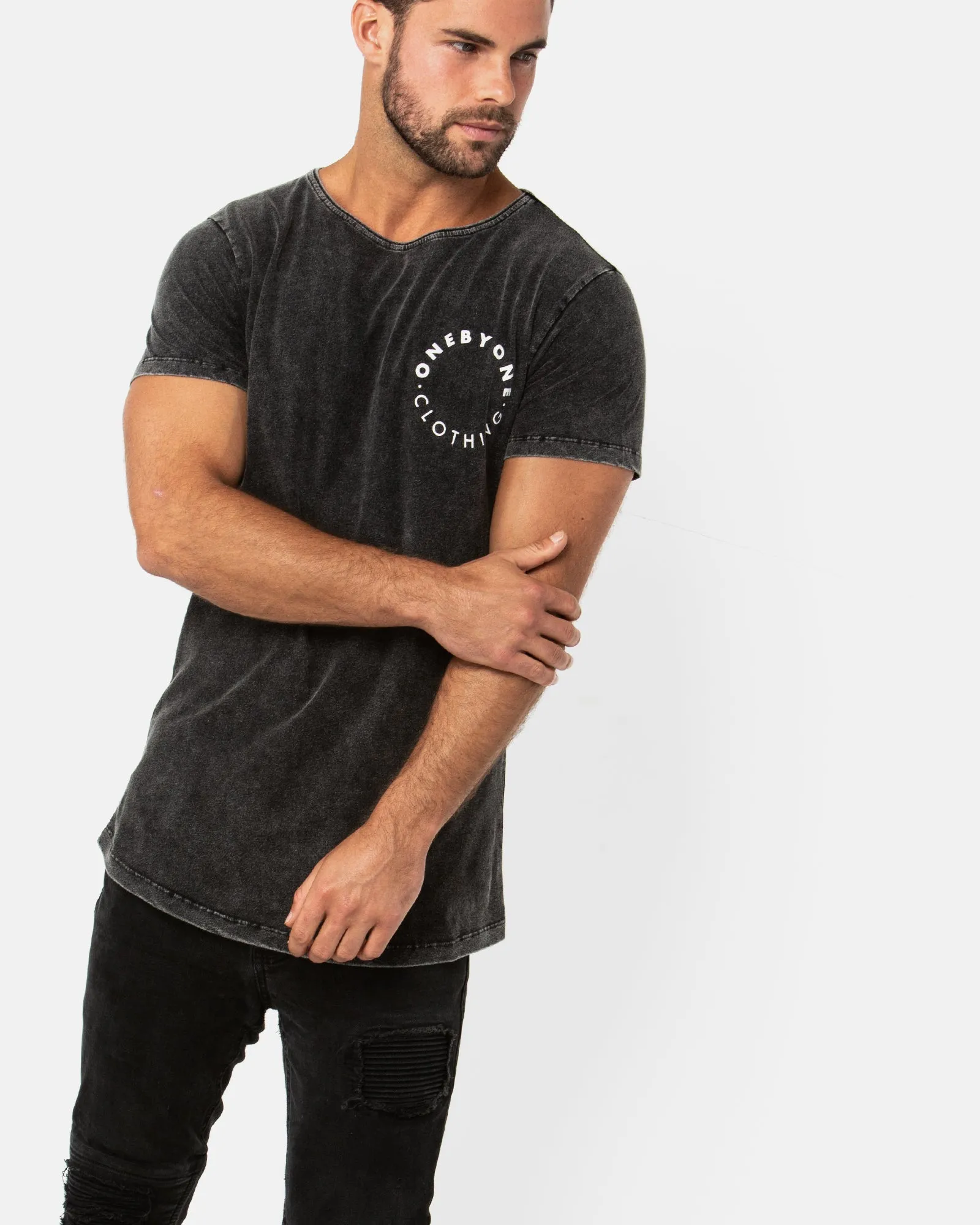 Heritage Acid Black Tshirt