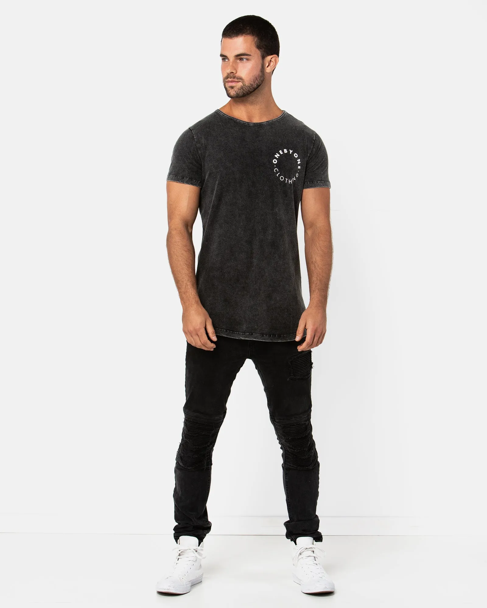 Heritage Acid Black Tshirt