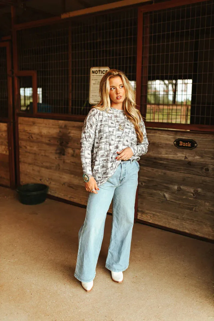 Hi-Horse Long Sleeve Tee