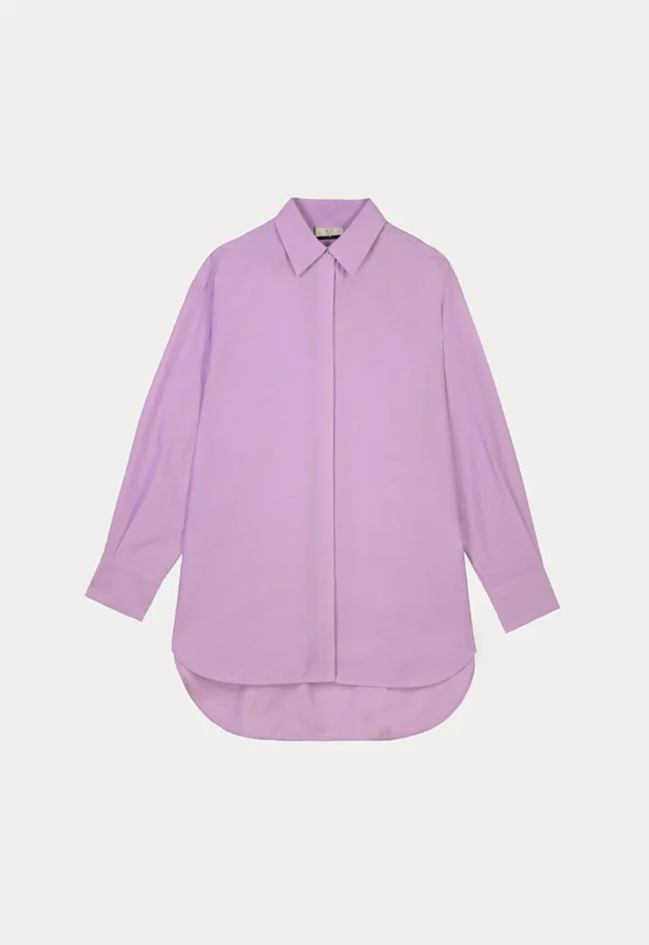 High Low Classic Solid Shirt