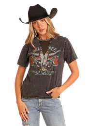 Honky Tonky Nights Graphic Tee with Mesh