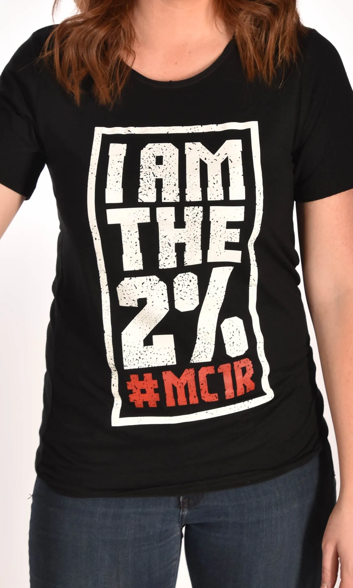 I am the 2% Raw Neck Unisex Tee