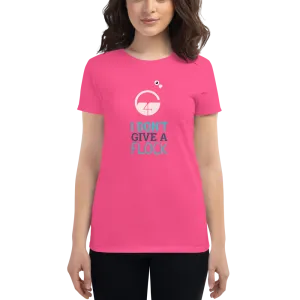 I DON'T GIVE A FLOCK Women's short sleeve t-shirt
