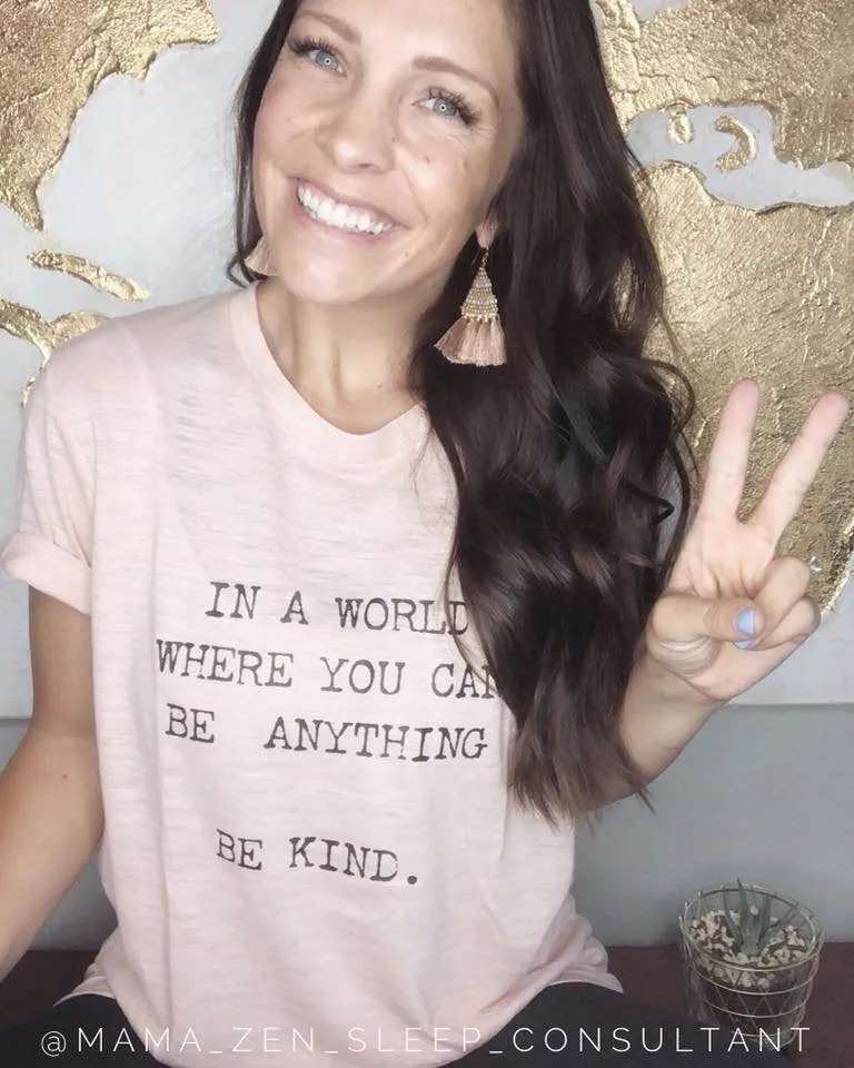 In a World Where You Can Be Anything, Be Kind - Boyfriend Tee