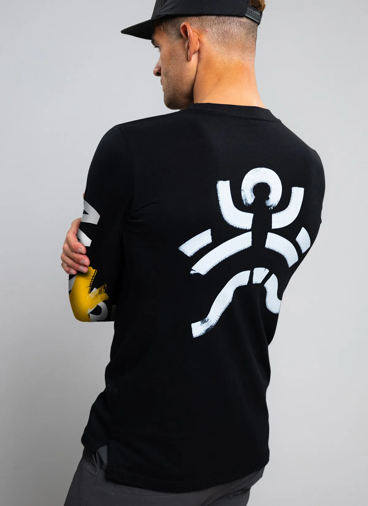 Inactivewear Crew Long Sleeve - Man Ride Black