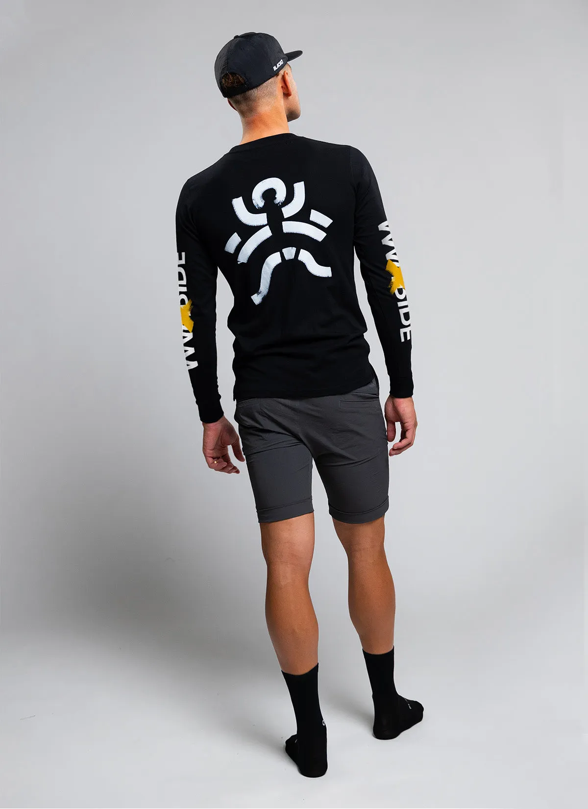 Inactivewear Crew Long Sleeve - Man Ride Black