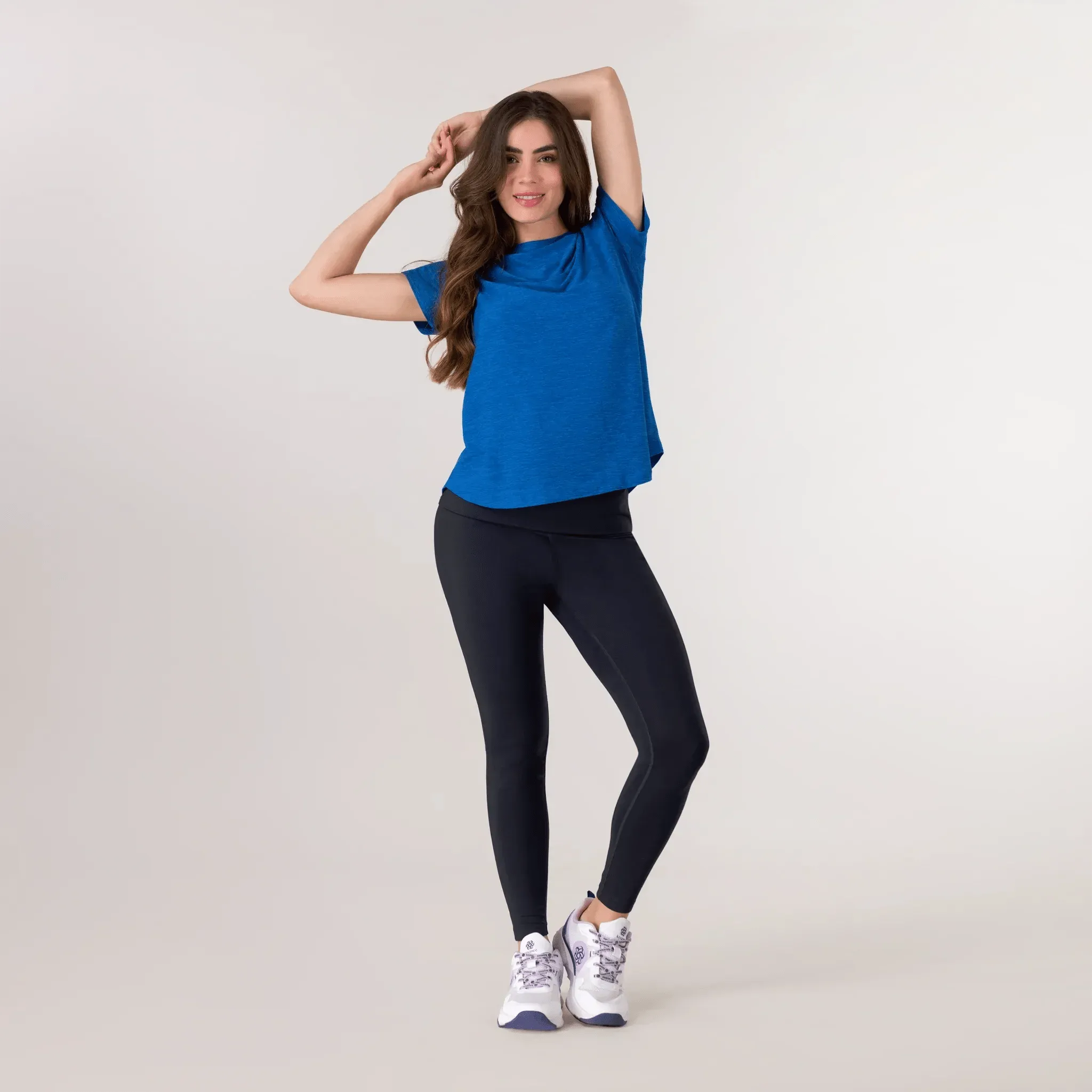 Inner Beat Dance T-Shirt - KDF BLUE