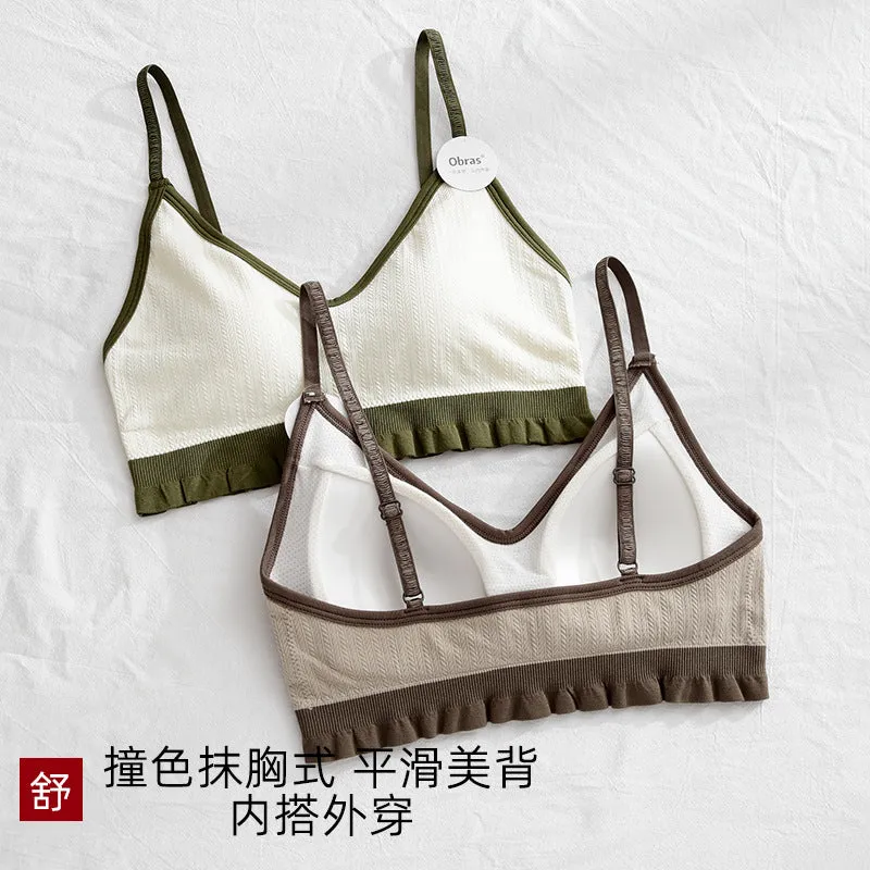 INSTOCK- Naked ammonia contrast color beautiful back underwear