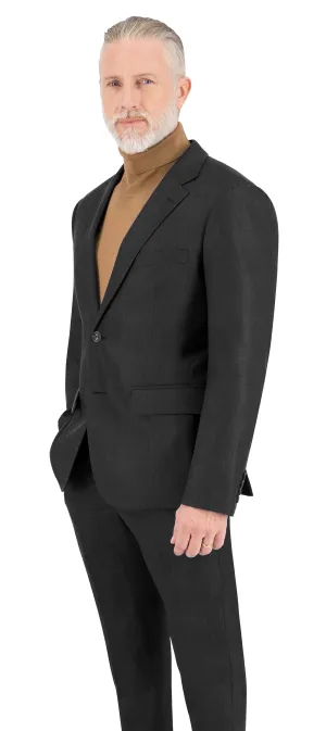 Iron Grey Thin Stripe Vest