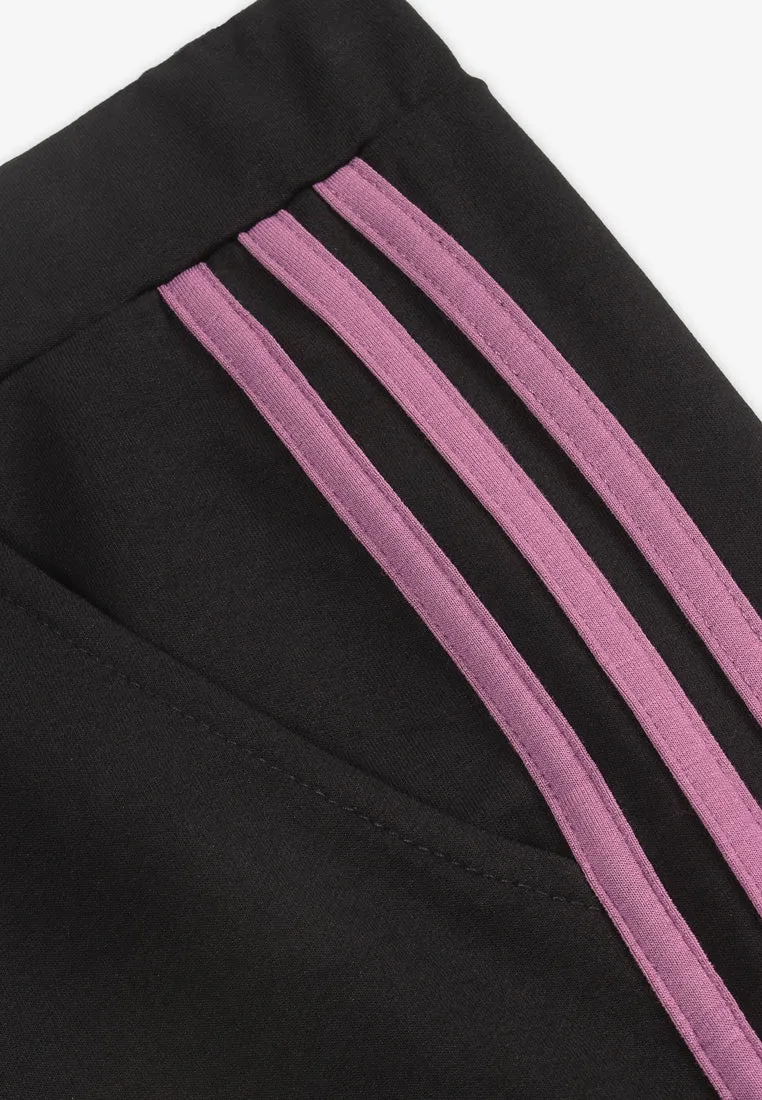 Jenner Striped Slimfit Athleisure Legging Pants - Burnt Orange