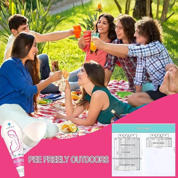 JIURUN Female Urination Device Pee Funnel for Women Portable Disposable Female Urinal Funnel to Standing Pee for Pregnant, Wounded, Travel, Camping, Outdoor Activities (51)